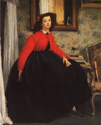 Portrait of Mlle.L.L(or Young Girl in Red Jacket)